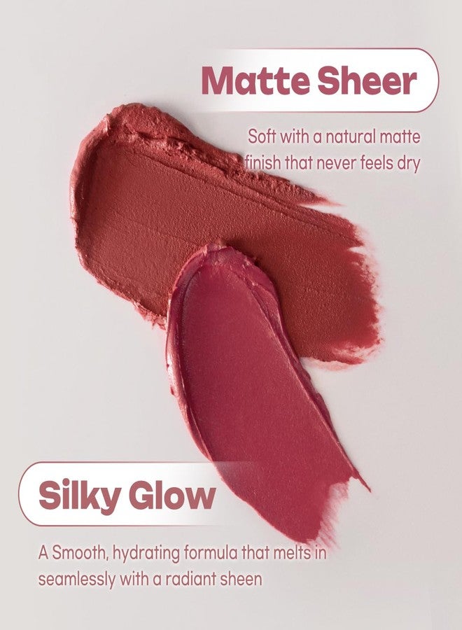 أحمر شفاه Peripera Slip On My Lip، 10 ألوان، لامع يدوم طويلاً، قلم تحديد شفاه أنيق، يدوم طويلاً، ساتان، مطفي، شفاه كورية متألقة، جمال كوري (M06 LONG TIME NO SEE، مقاس واحد) - Image 2